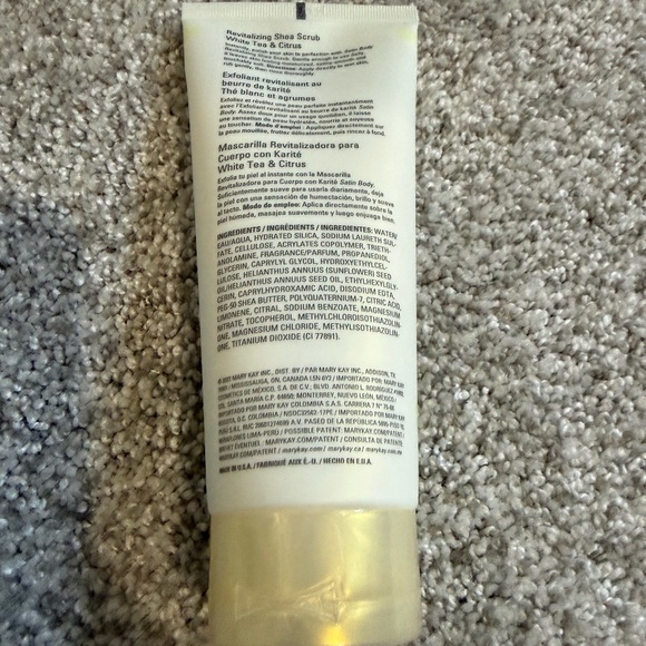 Mary Kay Satin Body Shea Scrub - White Tea & Citrus New - Picture 2 of 2